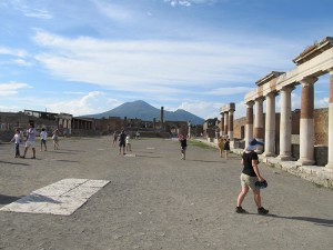 The Forum looking towards the Temple of Jupiter